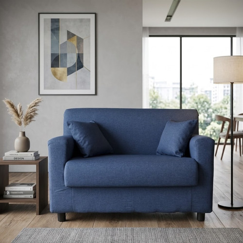 Divano posti blu tessuto - -,