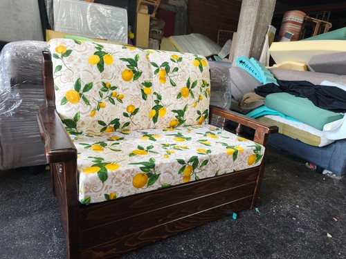 Divano 2posti legno rustico - il,