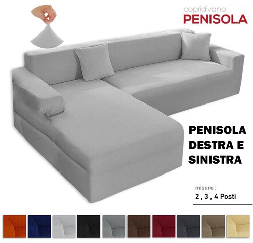 Copridivano con penisola - con, a