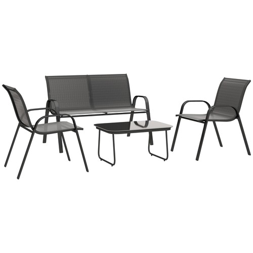 Outsunny set esterno divano - outsunny,